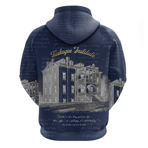 Booker T. Washington Hoodie Tuskegee Institute Design Educational Legacy 1881 Historic Tribute - African Pride