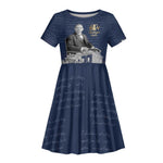 Booker T. Washington Kid Short Sleeve Dress Tuskegee Institute Design Educational Legacy 1881 Historic Tribute TS04