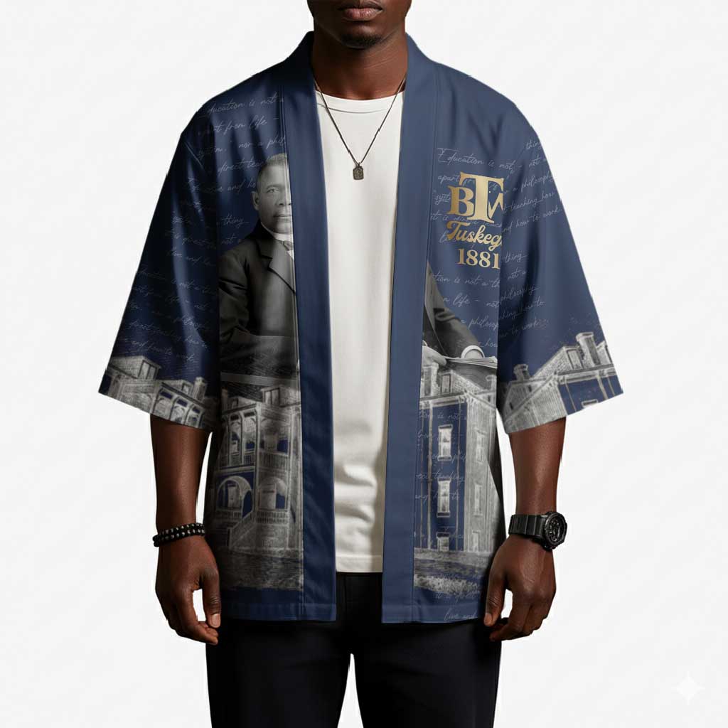 Booker T. Washington Kimono Tuskegee Institute Design Educational Legacy 1881 Historic Tribute - African Pride