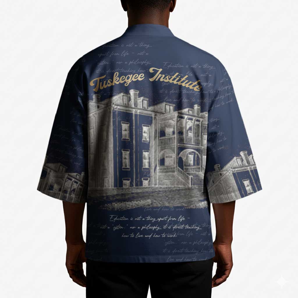 Booker T. Washington Kimono Tuskegee Institute Design Educational Legacy 1881 Historic Tribute - African Pride