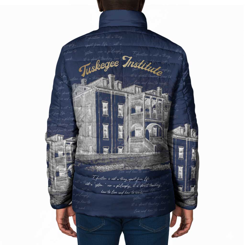 Booker T. Washington Padded Jacket Tuskegee Institute Design Educational Legacy 1881 Historic Tribute - African Pride
