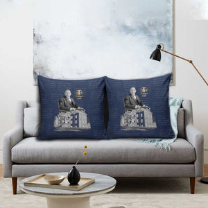 Booker T. Washington Pillow Cover Tuskegee Institute Design Educational Legacy 1881 Historic Tribute - African Pride