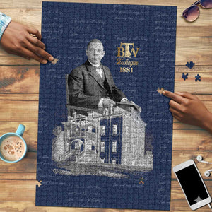 Booker T. Washington Puzzle Tuskegee Institute Design Educational Legacy 1881 Historic Tribute - African Pride