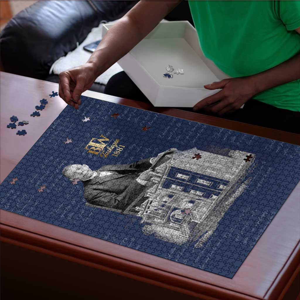 Booker T. Washington Puzzle Tuskegee Institute Design Educational Legacy 1881 Historic Tribute - African Pride