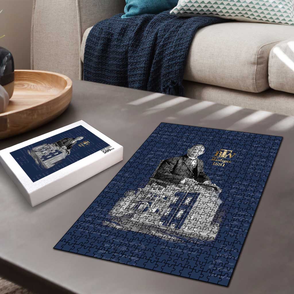 Booker T. Washington Puzzle Tuskegee Institute Design Educational Legacy 1881 Historic Tribute - African Pride