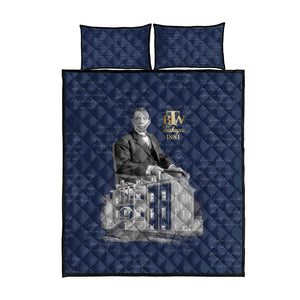 Booker T. Washington Quilt Bed Set Tuskegee Institute Design Educational Legacy 1881 Historic Tribute - African Pride