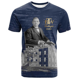 Booker T. Washington T shirt Tuskegee Institute Design Educational Legacy 1881 Historic Tribute TS04