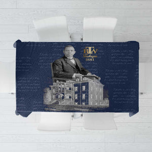 Booker T. Washington Tablecloth Tuskegee Institute Design Educational Legacy 1881 Historic Tribute - African Pride