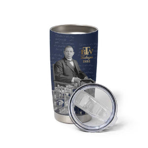 Booker T. Washington Tumbler Cup Tuskegee Institute Design Educational Legacy 1881 Historic Tribute - African Pride