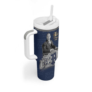 Booker T. Washington Tumbler With Handle Tuskegee Institute Design Educational Legacy 1881 Historic Tribute - African Pride