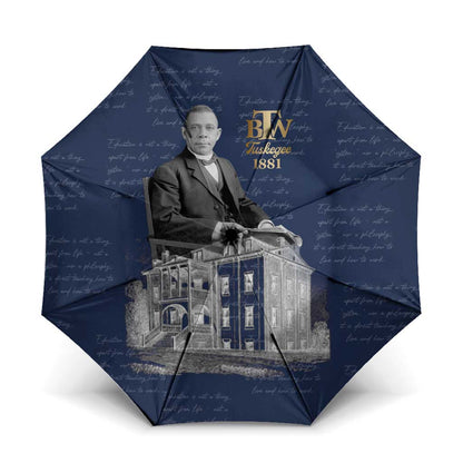 Booker T. Washington Umbrella Tuskegee Institute Design Educational Legacy 1881 Historic Tribute - African Pride