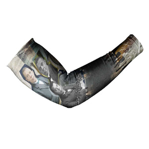 Booker T. Washington Arm Sleeves Historic Portrait Collage Civil Rights Legacy Educational Pioneer Design - African Pride