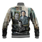 Booker T. Washington Baseball Jacket Historic Portrait Collage Civil Rights Legacy Educational Pioneer Design - African Pride