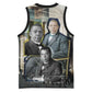 Booker T. Washington Basketball Jersey Historic Portrait Collage Civil Rights Legacy Educational Pioneer Design - African Pride