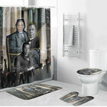 Booker T. Washington Bathroom Set Historic Portrait Collage Civil Rights Legacy Educational Pioneer Design - African Pride