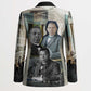 Booker T. Washington Blazer Historic Portrait Collage Civil Rights Legacy Educational Pioneer Design - African Pride