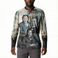 Booker T. Washington Button Sweatshirt Historic Portrait Collage Civil Rights Legacy Educational Pioneer Design