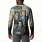 Booker T. Washington Button Sweatshirt Historic Portrait Collage Civil Rights Legacy Educational Pioneer Design