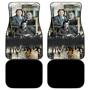 Booker T. Washington Car Mats Historic Portrait Collage Civil Rights Legacy Educational Pioneer Design - African Pride