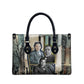 Booker T. Washington Leather Bag Historic Portrait Collage Civil Rights Legacy Educational Pioneer Design - African Pride