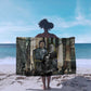 Booker T. Washington Sarong Historic Portrait Collage Civil Rights Legacy Educational Pioneer Design - African Pride
