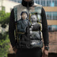 Booker T. Washington Sleeveless Puffer Jacket Historic Portrait Collage Civil Rights Legacy Educational Pioneer Design - African Pride