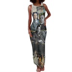 Booker T. Washington Tank Maxi Dress Historic Portrait Collage Civil Rights Legacy Educational Pioneer Design - African Pride
