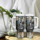 Booker T. Washington Tumbler With Handle Historic Portrait Collage Civil Rights Legacy Educational Pioneer Design - African Pride