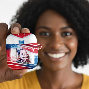 James Baldwin AirPods Case Artistic Portrait Quote on Love and Awareness Civil Rights Tribute - African Pride