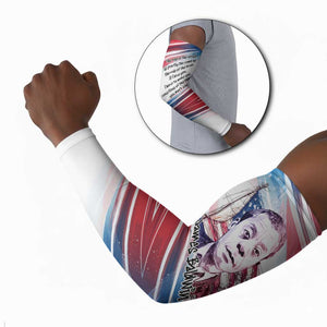 James Baldwin Arm Sleeves Artistic Portrait Quote on Love and Awareness Civil Rights Tribute - African Pride