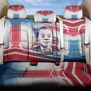 James Baldwin Back Car Seat Cover Artistic Portrait Quote on Love and Awareness Civil Rights Tribute - African Pride