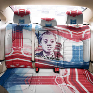 James Baldwin Back Car Seat Cover Artistic Portrait Quote on Love and Awareness Civil Rights Tribute - African Pride