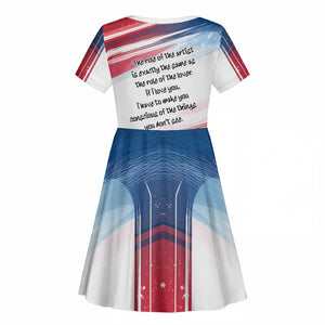 James Baldwin Kid Short Sleeve Dress Artistic Portrait Quote on Love and Awareness Civil Rights Tribute TS04