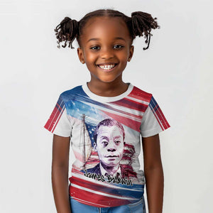 James Baldwin Kid T shirt Artistic Portrait Quote on Love and Awareness Civil Rights Tribute TS04