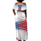 James Baldwin Off Shoulder Maxi Dress Artistic Portrait Quote on Love and Awareness Civil Rights Tribute - African Pride
