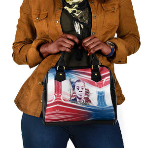 James Baldwin Shoulder Handbag Artistic Portrait Quote on Love and Awareness Civil Rights Tribute - African Pride
