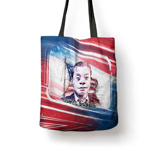 James Baldwin Tote Bag Artistic Portrait Quote on Love and Awareness Civil Rights Tribute - African Pride