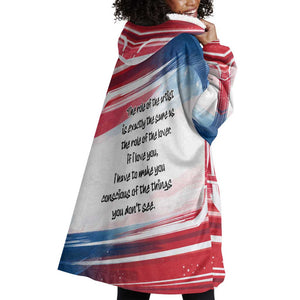 James Baldwin Wearable Blanket Hoodie Artistic Portrait Quote on Love and Awareness Civil Rights Tribute - African Pride