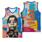James Baldwin Basketball Jersey Colorful Graffiti Style Portrait The Fire Next Time Text Bold Civil Rights Tribute - African Pride