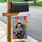 James Baldwin Garden Flag Colorful Graffiti Style Portrait The Fire Next Time Text Bold Civil Rights Tribute - African Pride