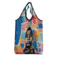 James Baldwin Grocery Bag Colorful Graffiti Style Portrait The Fire Next Time Text Bold Civil Rights Tribute - African Pride