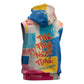James Baldwin Sleeveless Zip Hoodie Colorful Graffiti Style Portrait The Fire Next Time Text Bold Civil Rights Tribute - African Pride