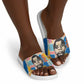 James Baldwin Slide Sandals Colorful Graffiti Style Portrait The Fire Next Time Text Bold Civil Rights Tribute - African Pride