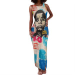 James Baldwin Tank Maxi Dress Colorful Graffiti Style Portrait The Fire Next Time Text Bold Civil Rights Tribute - African Pride