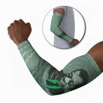 James Baldwin Arm Sleeves Green Handwritten Script Design Smiling Portrait Civil Rights and Literature - African Pride
