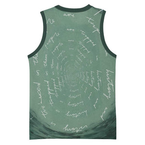 James Baldwin Basketball Jersey Green Handwritten Script Design Smiling Portrait Civil Rights and Literature - African Pride