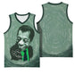 James Baldwin Basketball Jersey Green Handwritten Script Design Smiling Portrait Civil Rights and Literature - African Pride