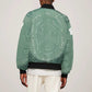 James Baldwin Bomber Jacket Green Handwritten Script Design Smiling Portrait Civil Rights and Literature - African Pride