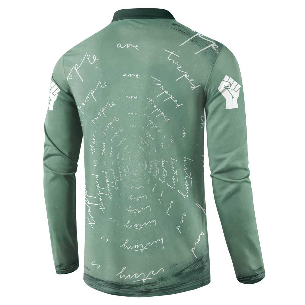 James Baldwin Button Sweatshirt Green Handwritten Script Design Smiling Portrait Civil Rights and Literature