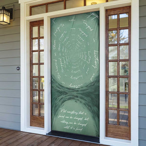 James Baldwin Door Cover Green Handwritten Script Design Smiling Portrait Civil Rights and Literature - African Pride